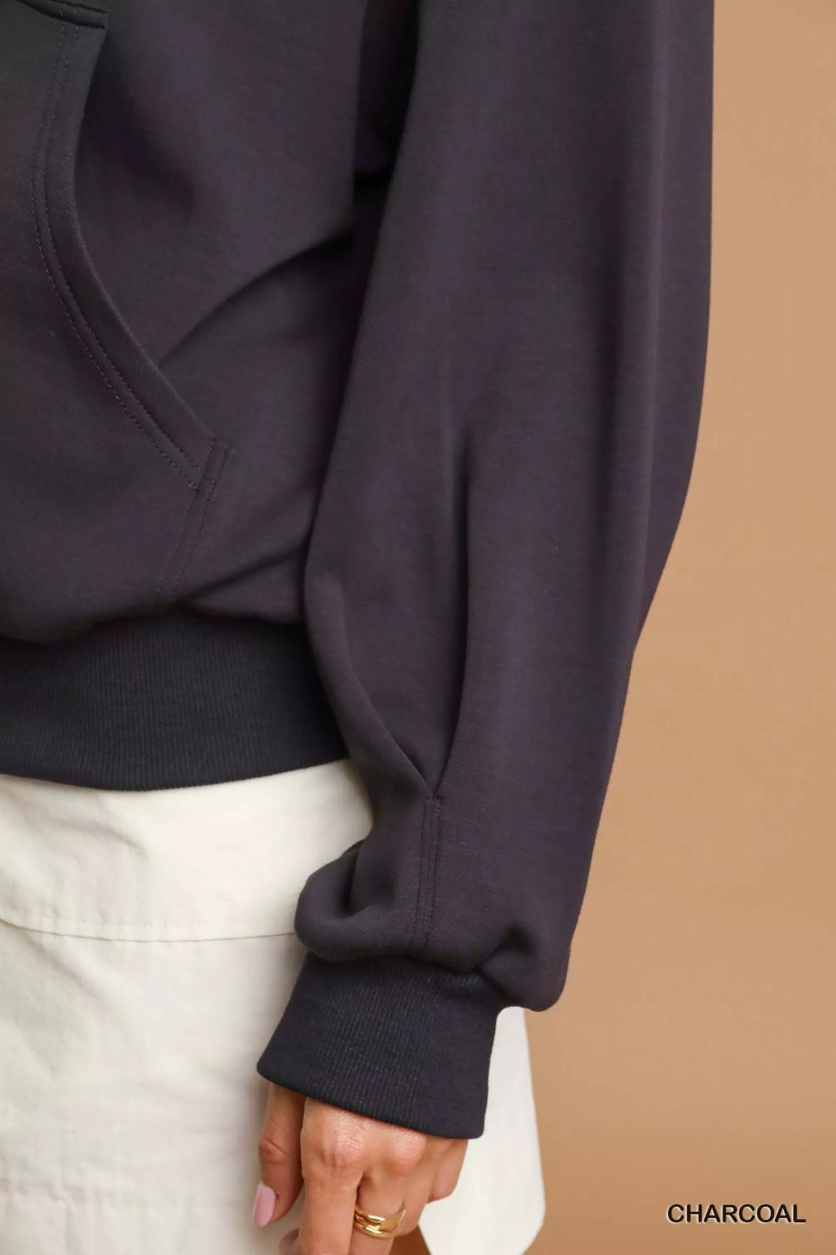 Zip-Up Fleece Hooded Jacket - Cozy and Stylish Comfort — view 6