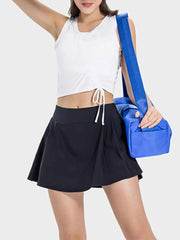 Drawstring Ruched Wide Strap Active Tank - Comfortable & Stylish — view 7