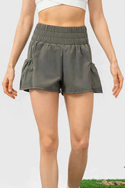 Elastic Waist Pocketed Active Shorts for Ultimate Comfort — view 9