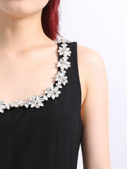 Flower Scoop Neck Sleeveless Dress — view 6