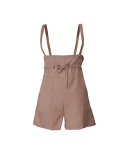 Drawstring Wide Strap Overalls with Pockets — view 5