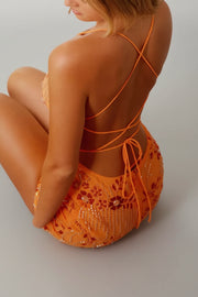 Beaded Floral Mini Dress: A Touch of Elegance for Any Occasion — view 18