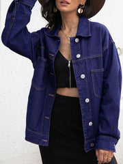 Buttoned Denim Jacket - Your Ultimate Stylish Companion — view 1