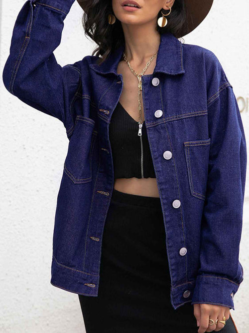 Buttoned Denim Jacket - Your Ultimate Stylish Companion