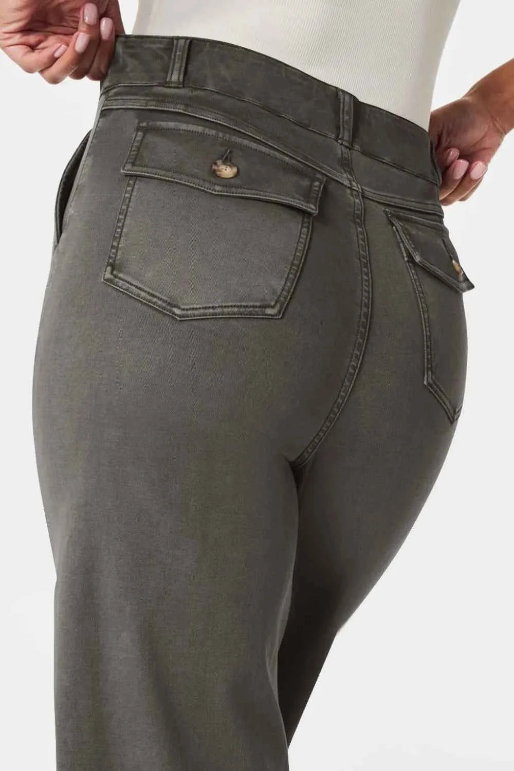 High Waist Jeans with Pockets - Effortless Style & Comfort — view 3