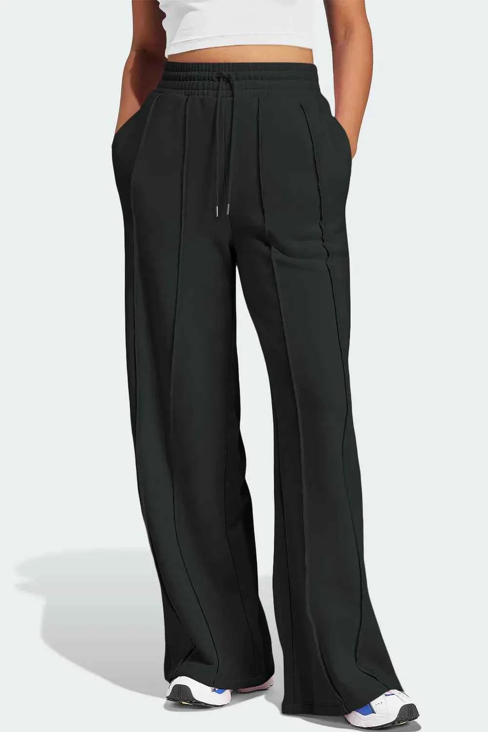Wide Leg Active Pants for Effortless Style and Comfort — view 1