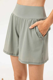 Pocketed Elastic Waist Active Shorts for Ultimate Comfort — view 4