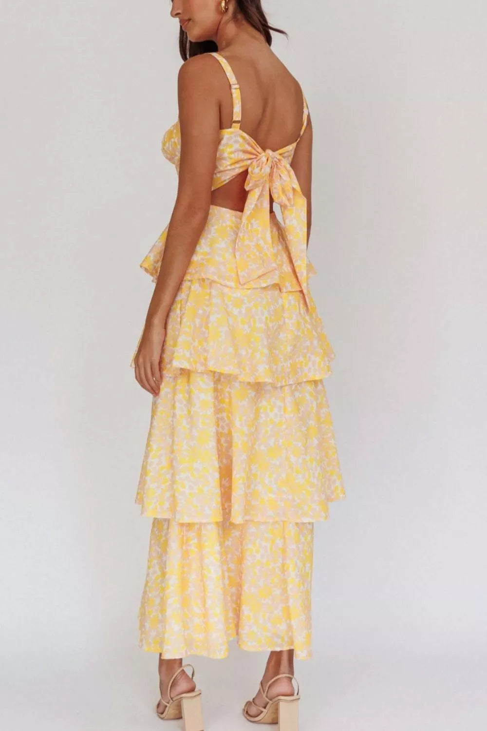 Floral Layered Maxi Dress — view 7