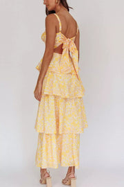 Floral Layered Maxi Dress — view 7