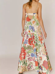 Floral Print Sleeveless Maxi Dress — view 13