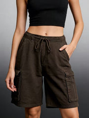 Cargo Shorts with Drawstring - Ultimate Comfort Meets Functionality — view 11