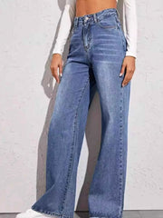 High-Waisted Wide Leg Jeans - Effortless Style & Comfort — view 2