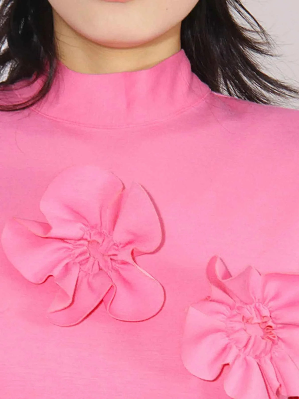 Floral Applique Long Sleeve Maxi Dress — view 5