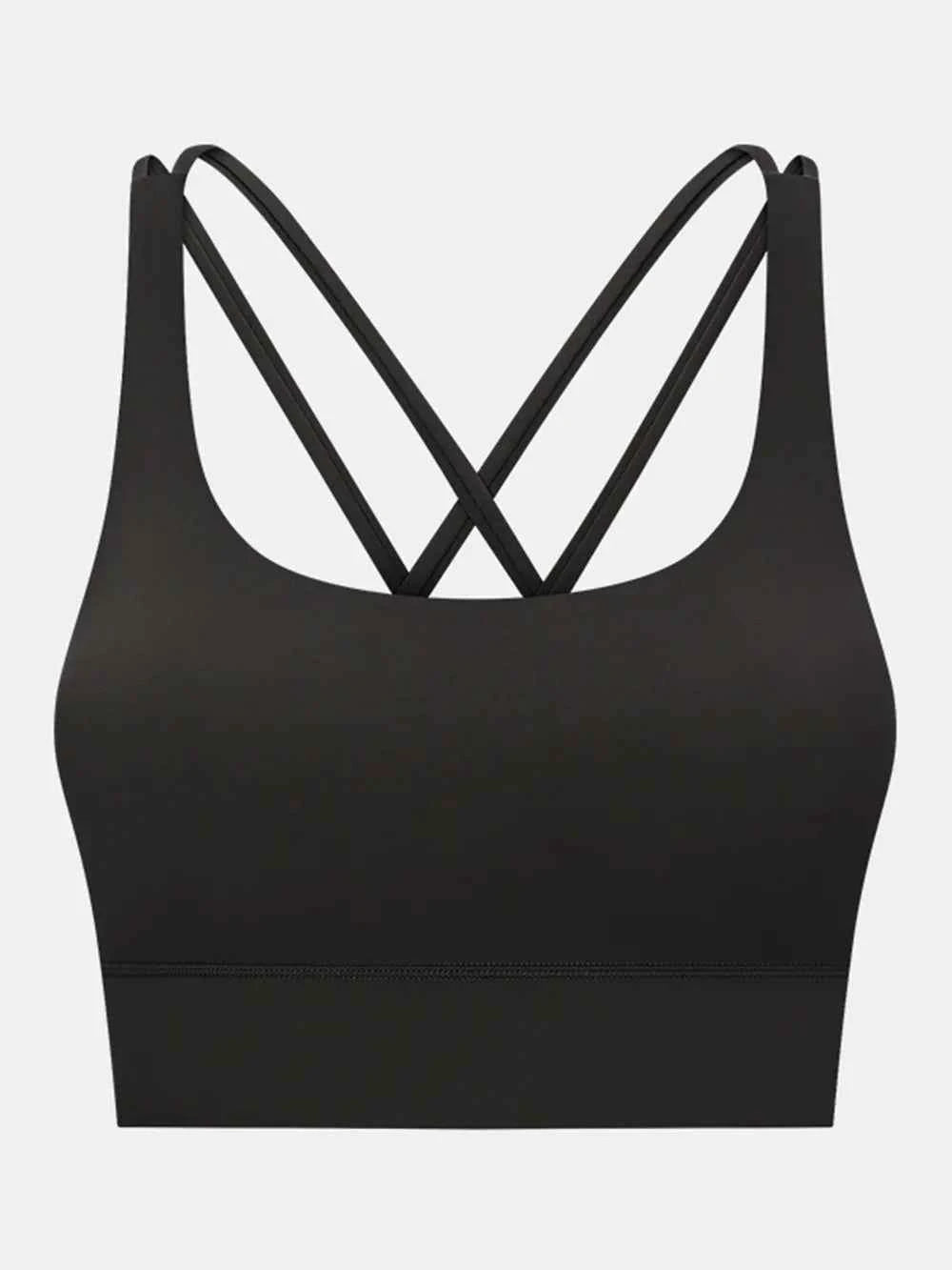 Millennia Crisscross Scoop Neck Active Tank — view 33