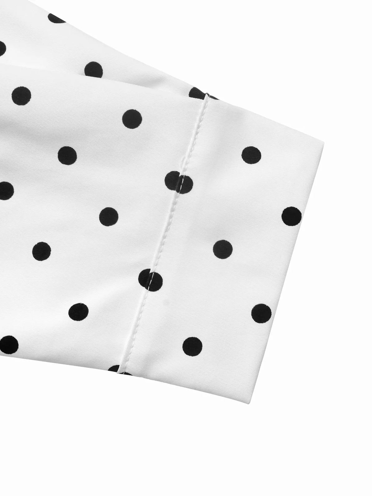 Polka Dot Zip Up Cropped Jacket — view 7