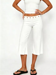 Mid Rise Capris Pants — view 13