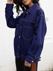 Buttoned Denim Jacket - Your Ultimate Stylish Companion — view 3