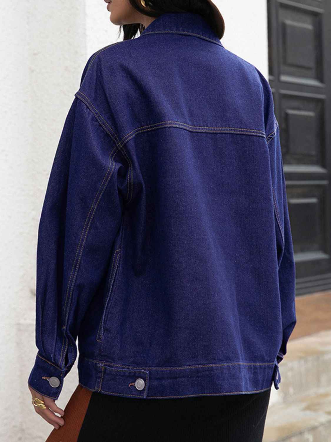 Buttoned Denim Jacket - Your Ultimate Stylish Companion — view 2