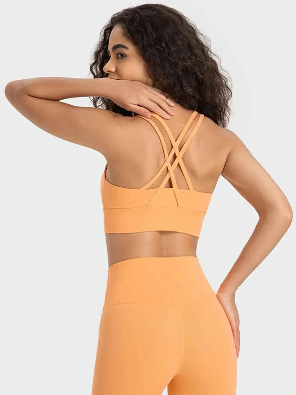 Millennia Crisscross Scoop Neck Active Tank — view 35