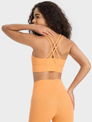 Millennia Crisscross Scoop Neck Active Tank — view 35