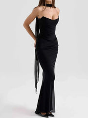 Elevate Your Style with the Tube Top Maxi Skirt Set — view 2