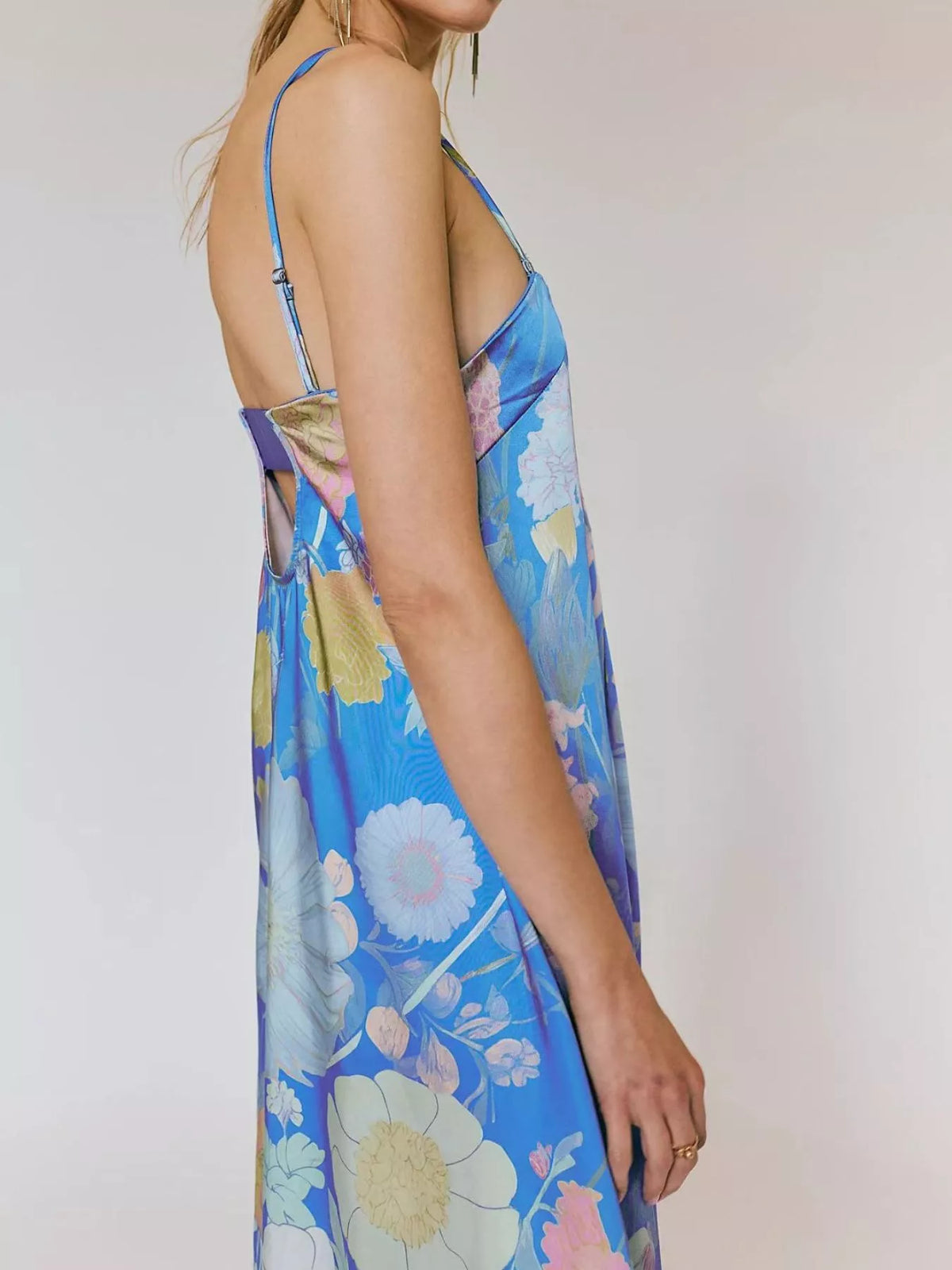 Floral Print Sleeveless Maxi Dress — view 10