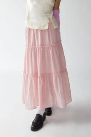 Chic Frill Elastic Waist Skirt for Effortless Style — view 18