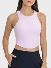 Round Neck Racerback Active Tank: Elevate Your Workout — view 7