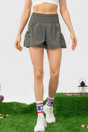 Elastic Waist Pocketed Active Shorts for Ultimate Comfort — view 15