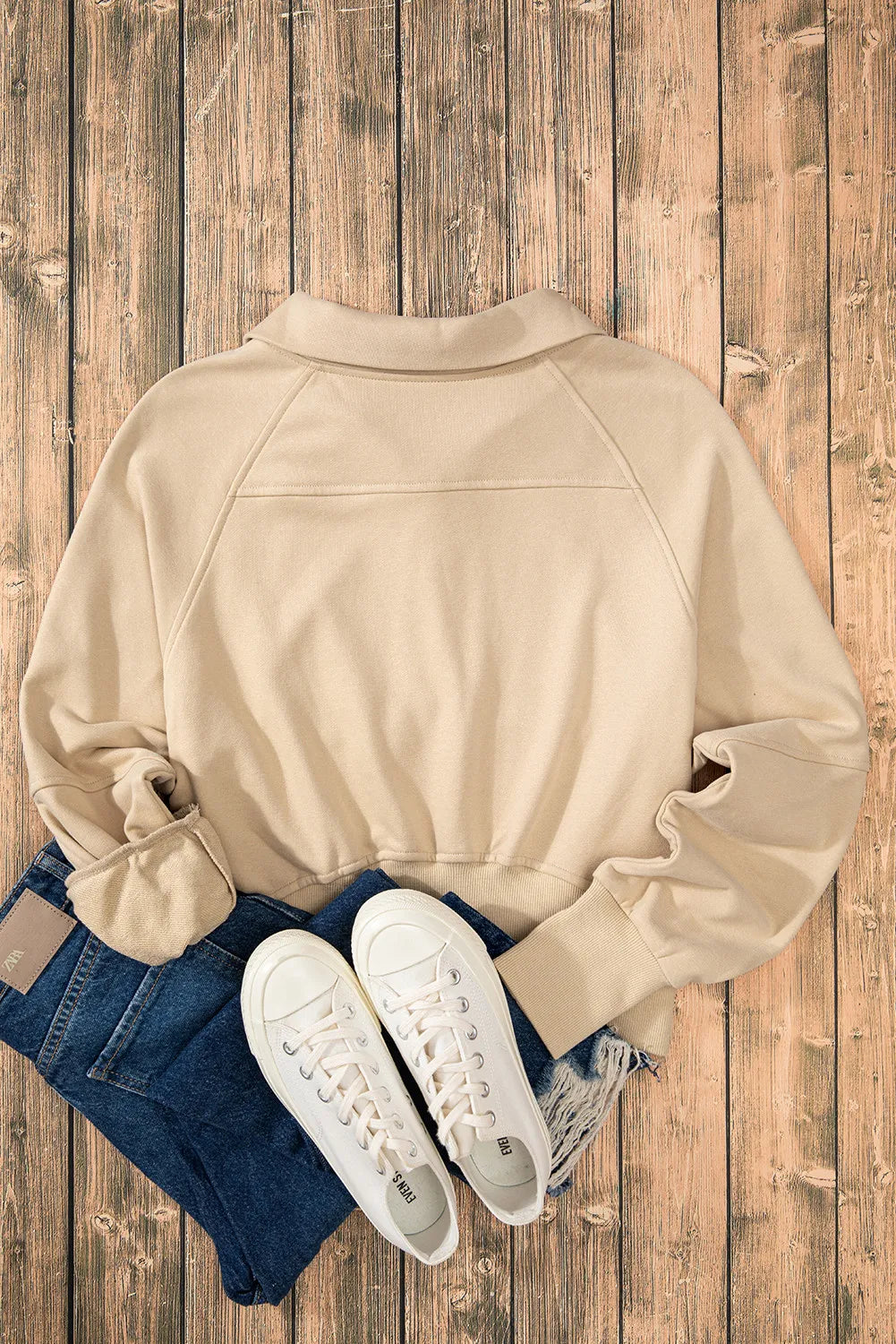 Half Zip Long Sleeve Sweatshirt — view 32