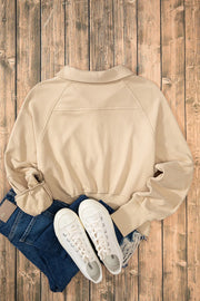 Half Zip Long Sleeve Sweatshirt — view 32