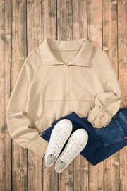 Half Zip Long Sleeve Sweatshirt — view 31