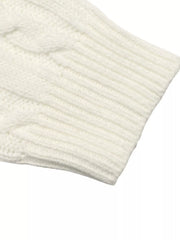 Cable Knit Long Sleeve Sweater — view 9