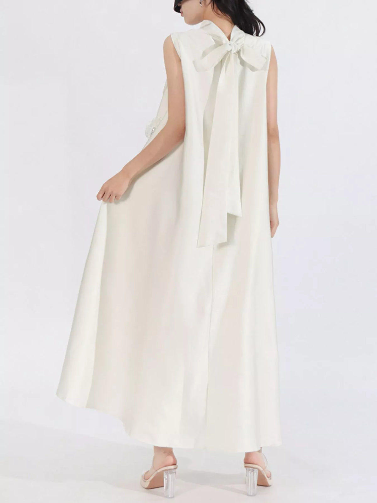 Floral Embellished Sleeveless Maxi Dress — view 8
