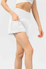 Elastic Waist Pocketed Active Shorts for Ultimate Comfort — view 12