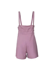 Drawstring Wide Strap Overalls with Pockets — view 10