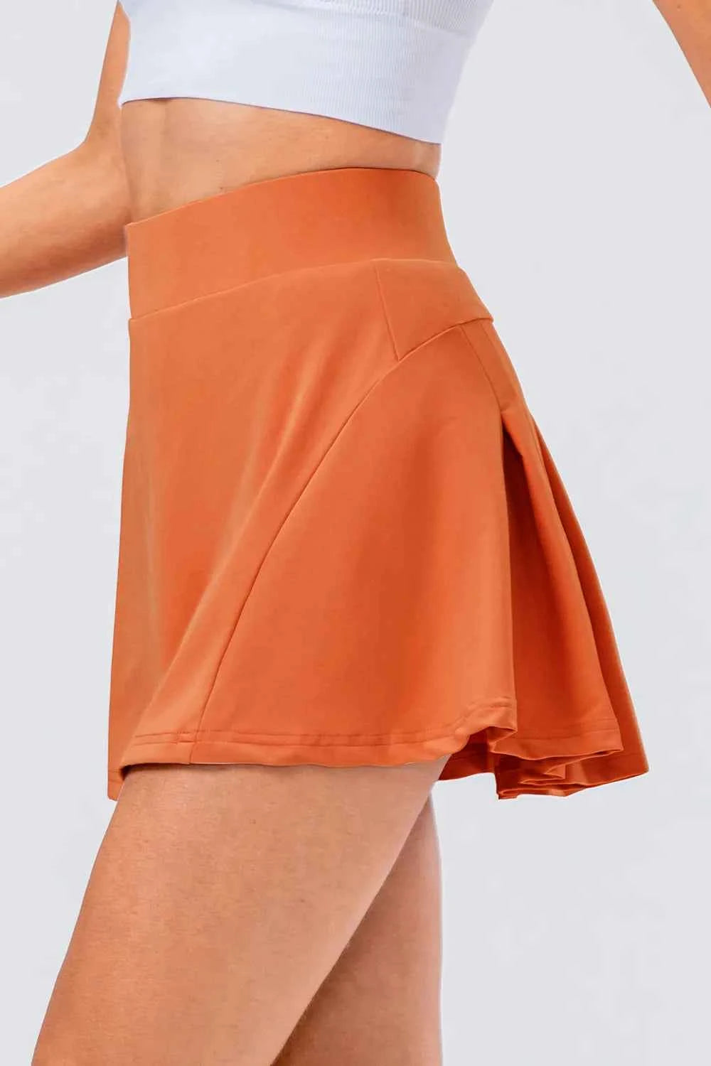 High Waist Pleated Active Skirt - Stylish Comfort for Every Move — view 10