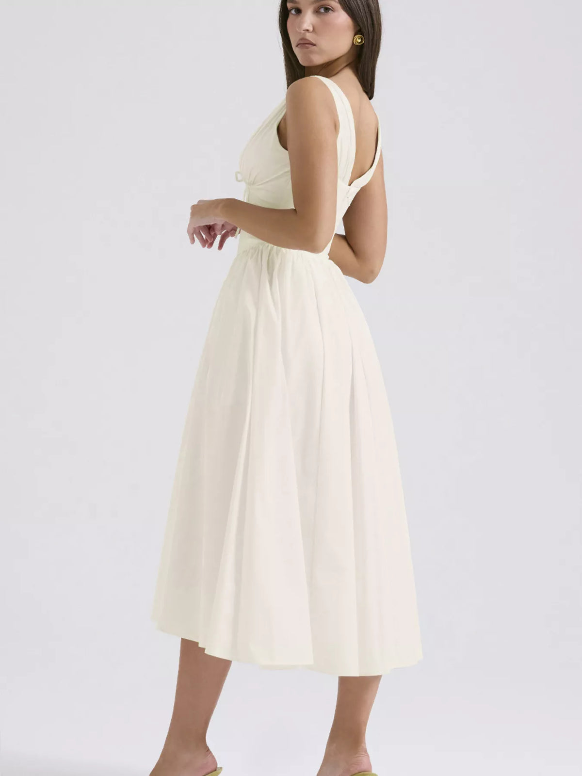 V-Neck Sleeveless Midi Dress — view 21