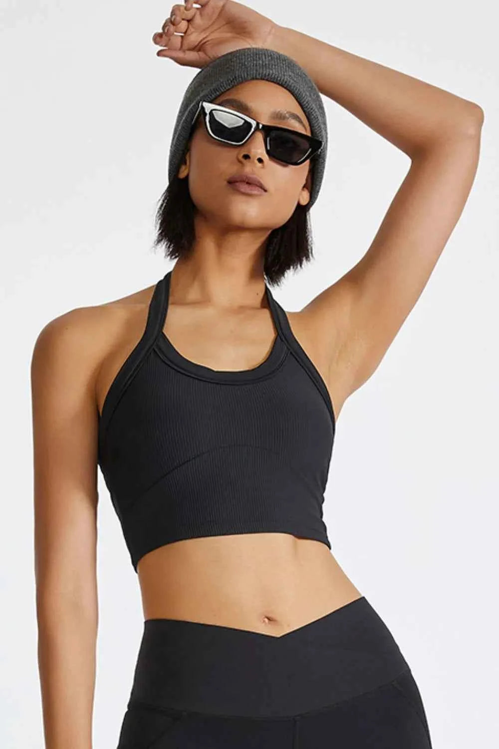 Halter Neck Active Cami - Your Perfect Workout Companion — view 11