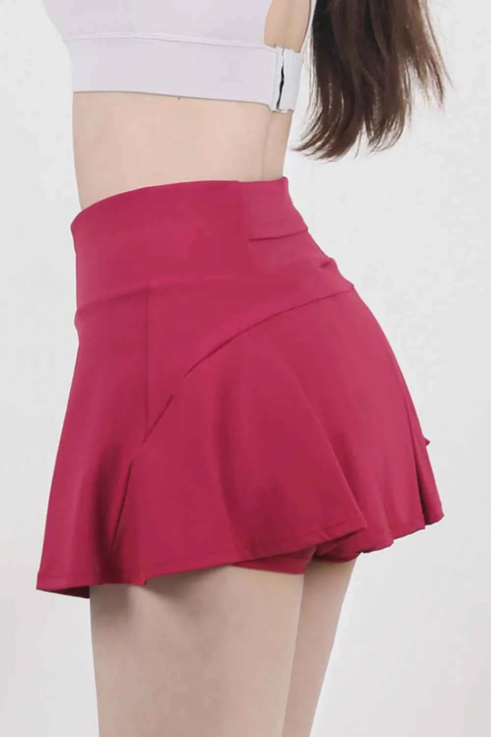 High Waist Pleated Active Skirt - Elevate Your Activewear Game — view 4
