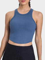 Round Neck Racerback Active Tank: Elevate Your Workout — view 3