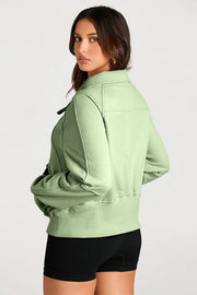 Half Zip Long Sleeve Sweatshirt — view 18