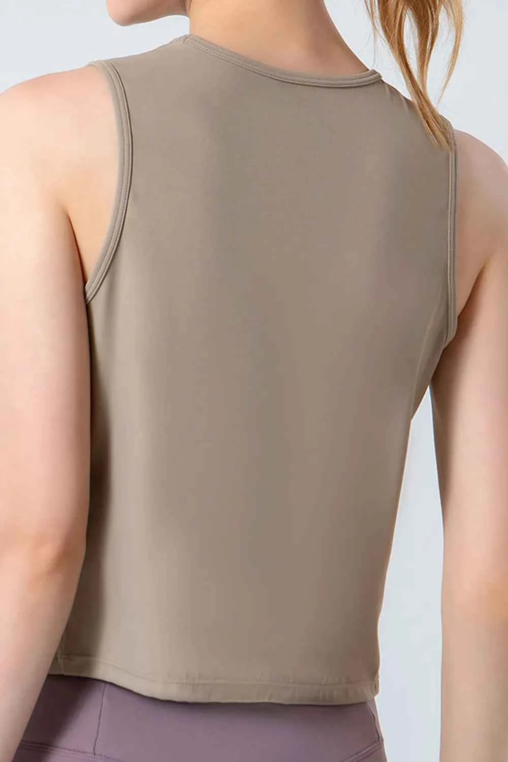 Round Neck Active Tank - Perfect Blend of Style and Comfort — view 9