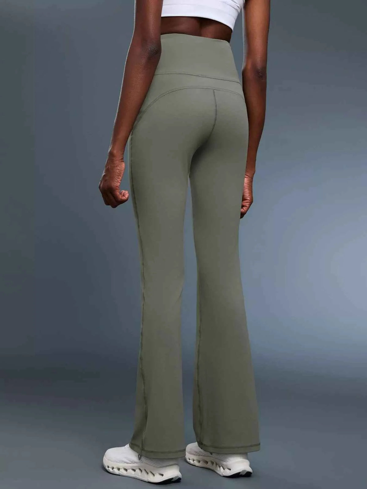 High-Waisted Flare Active Pants - Elevate Your Activewear Game — view 9