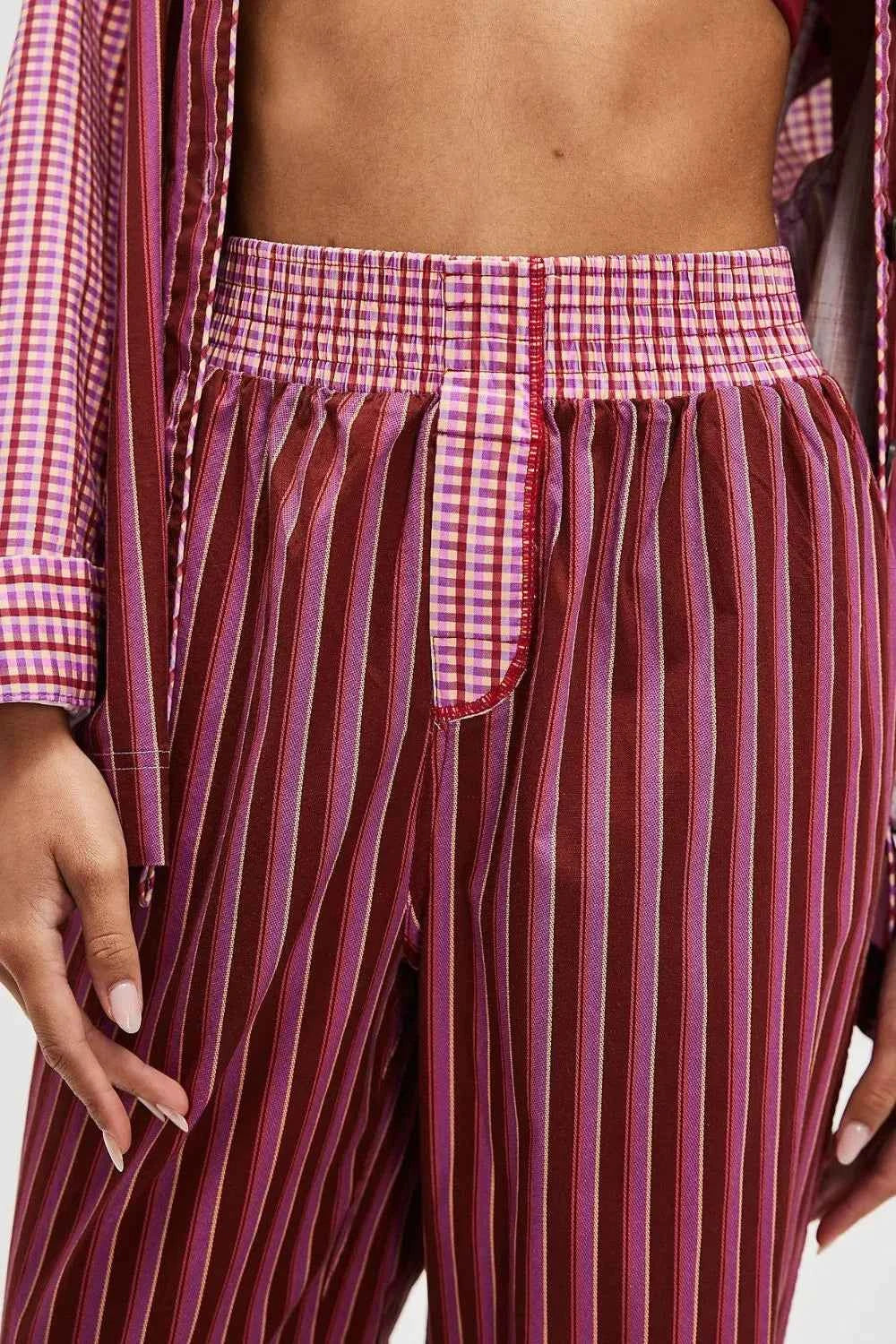 Striped Wide Leg Pants — view 2