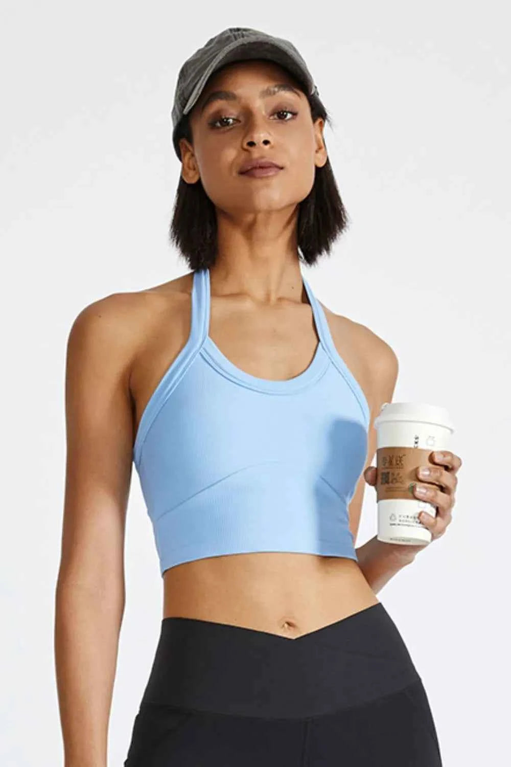Halter Neck Active Cami - Your Perfect Workout Companion — view 3