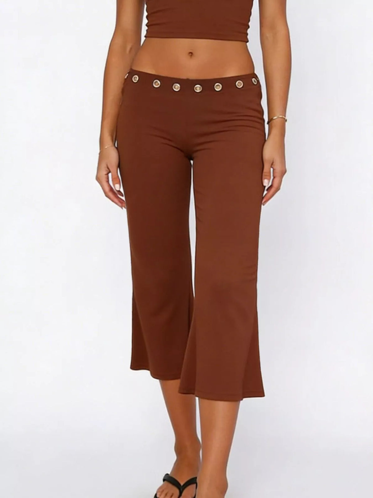 Mid Rise Capris Pants — view 9