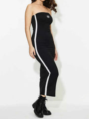 Side Stripe Strapless Maxi Dress — view 2