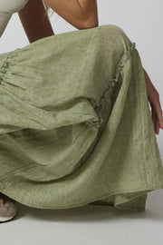 Chic Frill Elastic Waist Skirt for Effortless Style — view 13