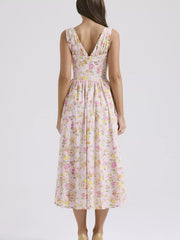 V-Neck Sleeveless Midi Dress — view 8